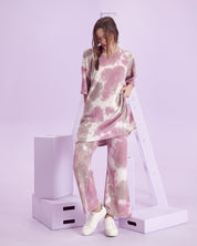 Women's Oversized Tie Dye Lounge Set