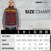 Men's Padded Two-Tone Winter Vest with Zipper Pockets