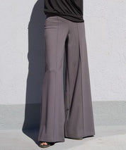 PONTE WIDE LEG FULL LENGTH PANTS