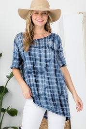 Women's Bamboo Tie Dye Tunic Top