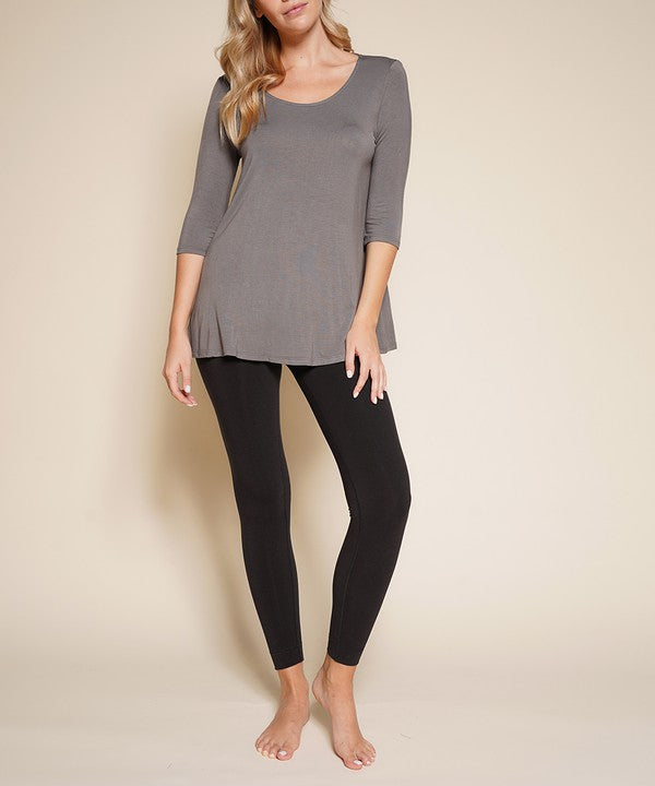 Women's Bamboo Elbow Sleeve Tunic