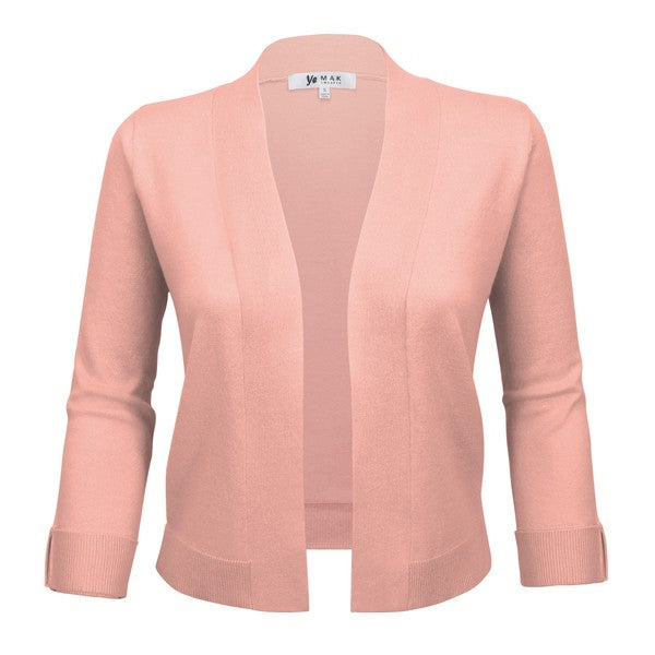 Women's Cropped Bolero Shrug Cardigan