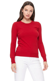 Women's Casual Long Sleeve Viscose Knit Top