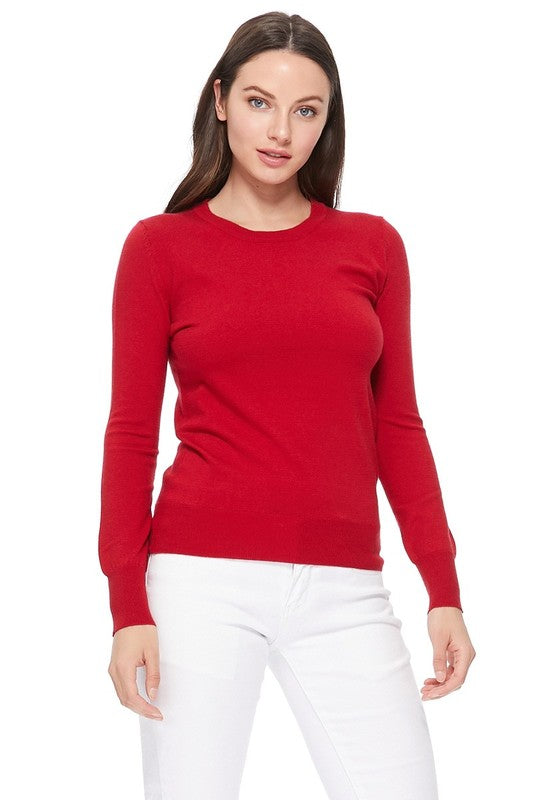 Women's Casual Long Sleeve Viscose Knit Top