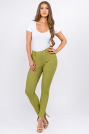 Cotton-Blend 5-Pocket Skinny Jeggings