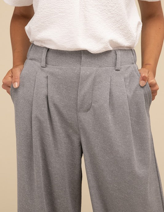 Women's Relaxed Waffle Trouser Pants