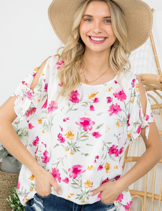 Women's Floral Boxy Top