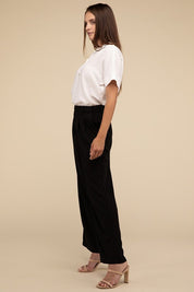 Women's Relaxed Waffle Trouser Pants