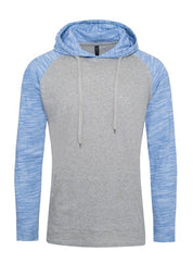 Unisex Lightweight Raglan Hoodie with Contrasting Sleeves