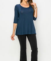 Women's Bamboo Elbow Sleeve Tunic