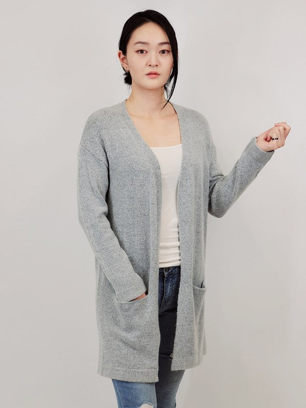 Women's Cozy Loose Fit Sweater Cardigan with Pockets