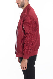 Men's Casual Lined MA-1 Bomber Jacket