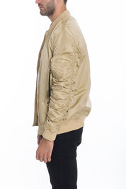 Men's Casual Lined MA-1 Bomber Jacket