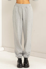 Women's High-Waisted Pintuck Sweatpants