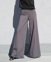 PONTE WIDE LEG FULL LENGTH PANTS