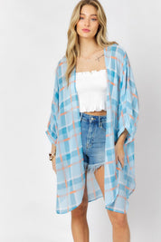 Women's Striped Kimono Cardigan