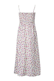 Women's Floral Print Smocked Cami Maxi Dress