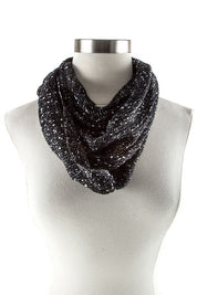 Women's Lightweight Two Toned Knit Infinity Scarf