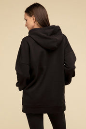 Women's Oversized Longline Hoodie Sweatshirt