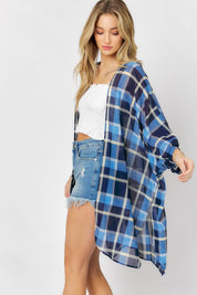 Women's Striped Kimono Cardigan