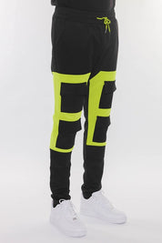 COLOR BLOCK CARGO TRACK PANT