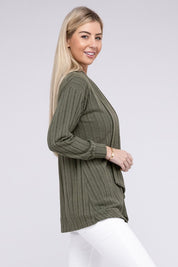 Women's Long Sleeve Stretch Open Front Cardigan