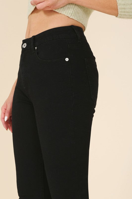 Women's Stretch Black Skinny Jeans