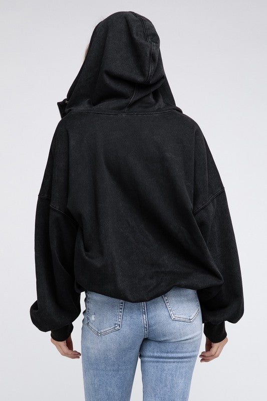 Women's Oversized Stitch Detail Hoodie