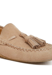 Men's Casual Suede Leather Tassel Loafers