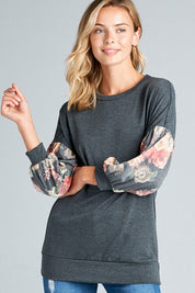 Women's Relaxed Floral Print Casual Top