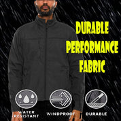 Men's Soft Shell Regular Fit Storm Tech Jacket