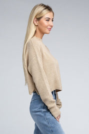 Women's Relaxed Fit Mock Neck Pullover