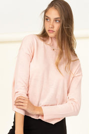 Women's Cozy High-Neckline Relaxed Sweater