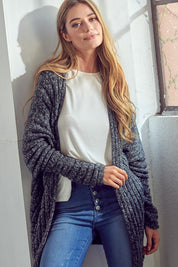 Women's Loose Fit Chunky Knit Cardigan