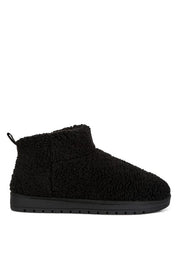 Women's Cozy Fleece Slip-On Winter Boots