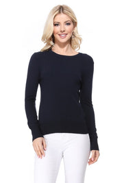 Women's Casual Long Sleeve Viscose Knit Top