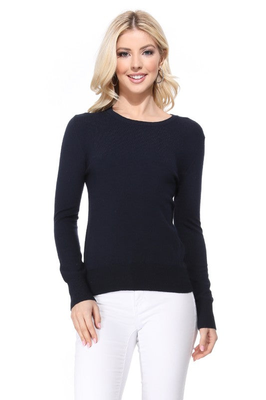 Women's Casual Long Sleeve Viscose Knit Top