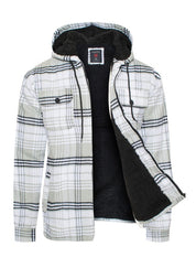 Men's Flannel Sherpa Lining Jacket