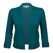 Women's Cropped Bolero Shrug Cardigan