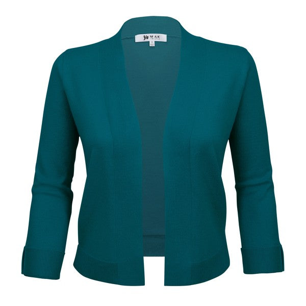 Women's Cropped Bolero Shrug Cardigan