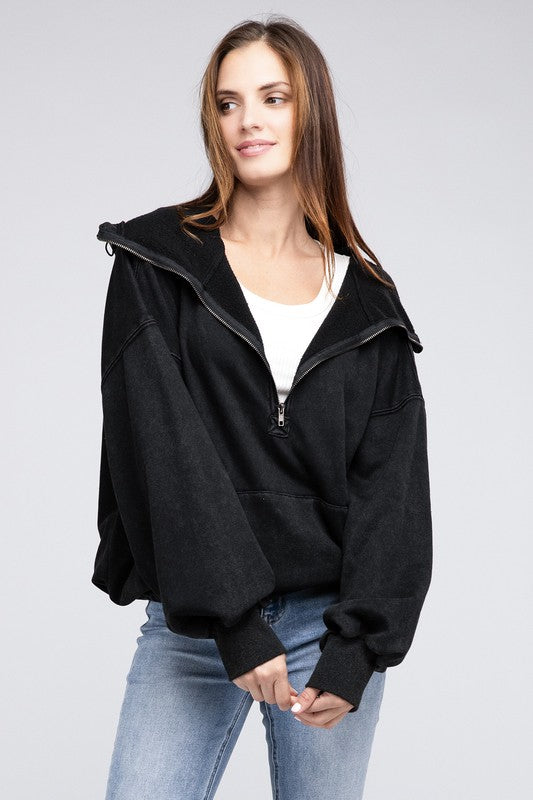 Women's Oversized Stitch Detail Hoodie