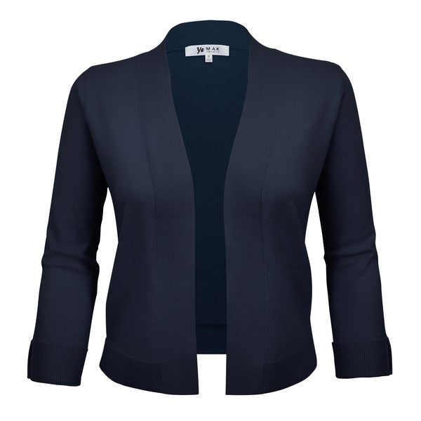 Women's Cropped Bolero Shrug Cardigan