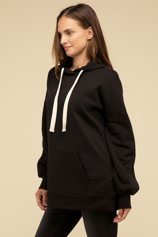 Women's Oversized Longline Hoodie Sweatshirt