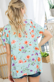 Women's Floral Boxy Top