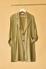 Women's Elegant Oversized Button Front Coat