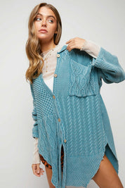 Women's Relaxed Fit Button Down Cardigan