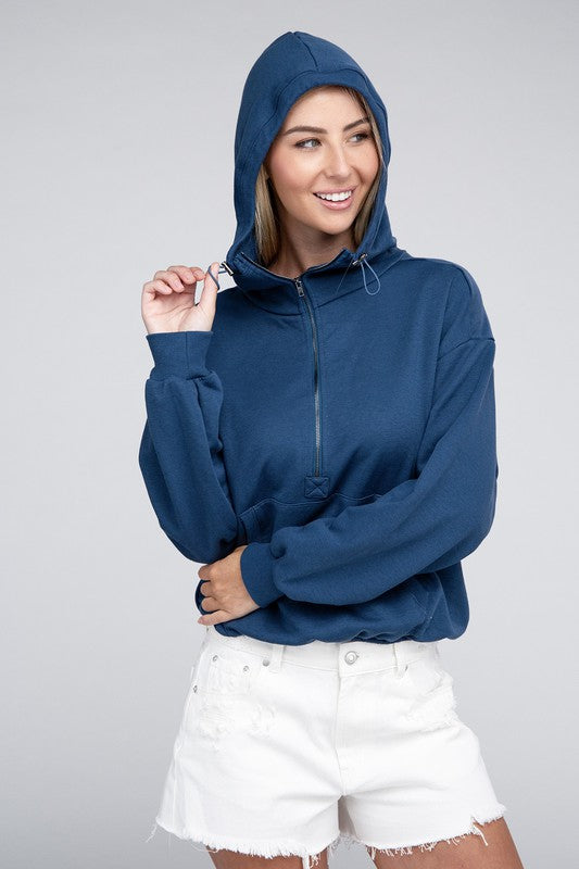 Zip Pullover Hoodie