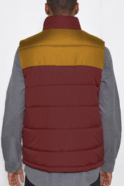 Men's Padded Two-Tone Winter Vest