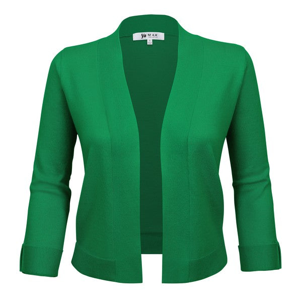 Women's Cropped Bolero Shrug Cardigan