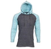 Unisex Lightweight Raglan Hoodie with Contrasting Sleeves